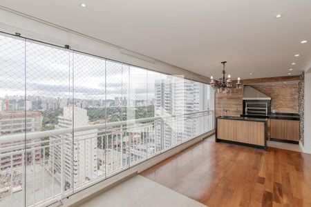 Varanda de apartamento para alugar com 3 quartos, 134m² em Santo Amaro, São Paulo
