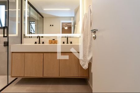 Banheiro do quarto 1 Suíte de apartamento à venda com 3 quartos, 110m² em Alto da Lapa, São Paulo