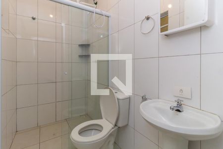 Banheiro  de kitnet/studio para alugar com 1 quarto, 24m² em Vila Mariana, São Paulo