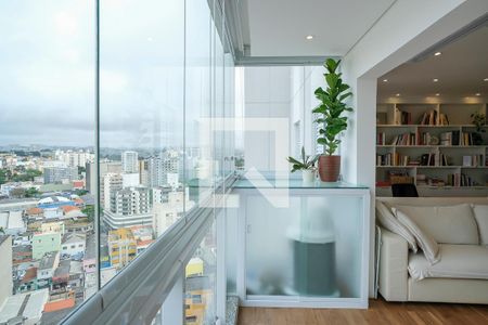 Varanda Sala de apartamento à venda com 1 quarto, 58m² em Rudge Ramos, São Bernardo do Campo