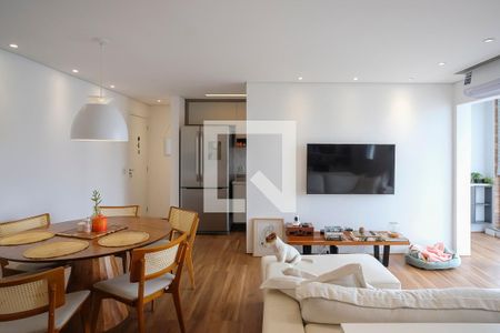 Sala de apartamento para alugar com 1 quarto, 58m² em Rudge Ramos, São Bernardo do Campo