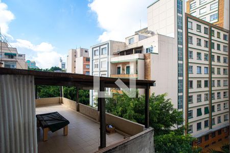 Vista da Varanda da Sala/Quarto de kitnet/studio para alugar com 1 quarto, 19m² em Bela Vista, São Paulo