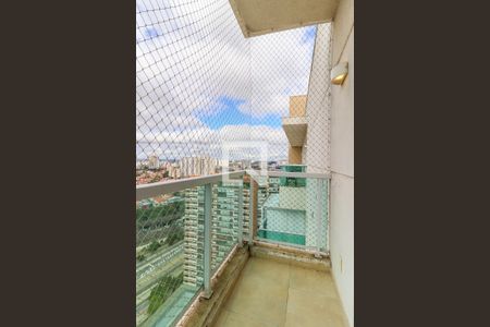 Varanda da Suíte de apartamento à venda com 1 quarto, 59m² em Santo Amaro, São Paulo