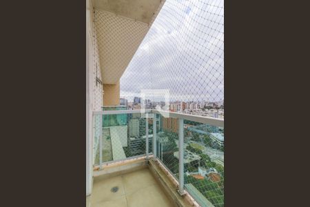 Varanda da Suíte de apartamento à venda com 1 quarto, 59m² em Santo Amaro, São Paulo