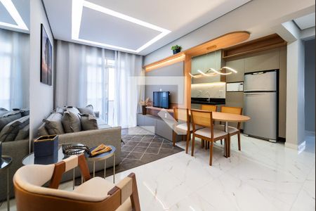 Sala de apartamento para alugar com 2 quartos, 88m² em Boqueirão, Santos