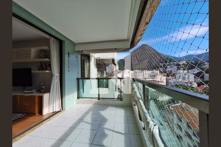 Varanda de apartamento à venda com 2 quartos, 90m² em Laranjeiras, Rio de Janeiro