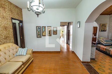 Sala de casa à venda com 5 quartos, 422m² em Santa Branca, Belo Horizonte