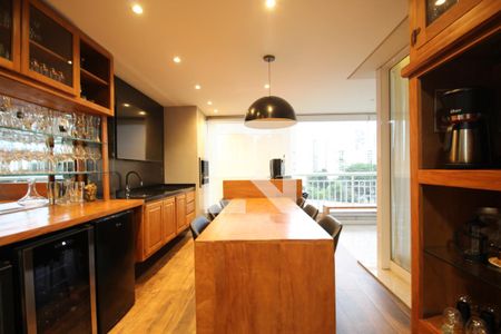 Varanda gourmet de apartamento à venda com 3 quartos, 177m² em Jardim Monte Kemel, São Paulo