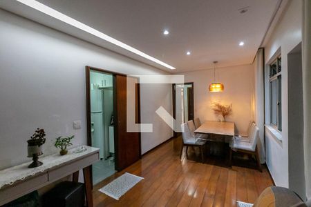 Sala de apartamento à venda com 3 quartos, 98m² em Sagrada Família, Belo Horizonte
