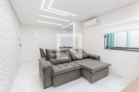 Sala de apartamento à venda com 3 quartos, 80m² em Parque das Nações, Santo André