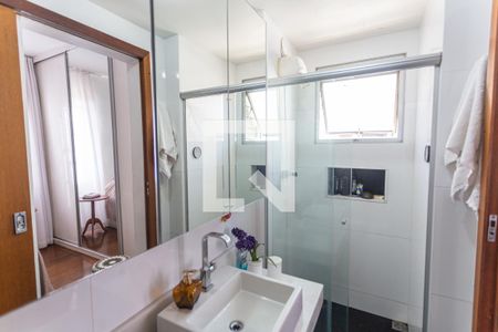 Banheiro da Suíte de apartamento à venda com 4 quartos, 140m² em São Jorge, Belo Horizonte