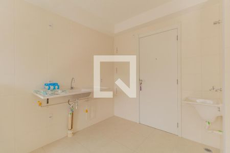 Cozinha e Área de Serviço Integrada  de apartamento para alugar com 2 quartos, 35m² em Itaquera, São Paulo