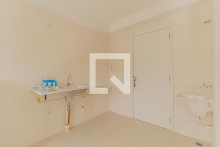 Cozinha e Área de Serviço Integrada  de apartamento à venda com 2 quartos, 35m² em Itaquera, São Paulo