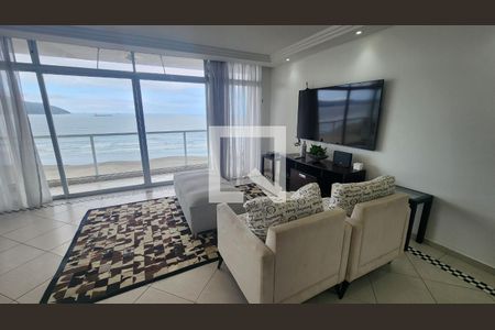 Sala de apartamento para alugar com 3 quartos, 157m² em Gonzaga, Santos
