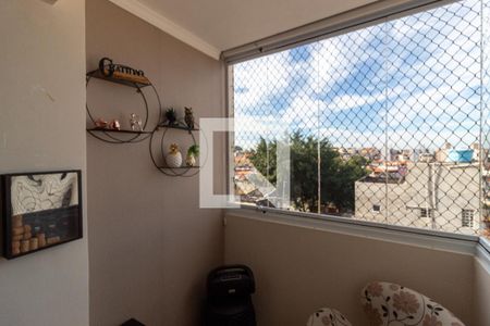 Varanda Conjugada Sala  de apartamento para alugar com 2 quartos, 50m² em Vila Inglesa, São Paulo