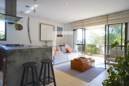 Sala de apartamento para alugar com 4 quartos, 115m² em Lagoa Pequena, Florianópolis