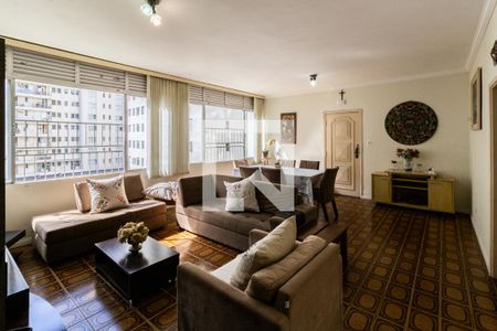 Sala de apartamento para alugar com 3 quartos, 153m² em Pitangueiras, Guarujá