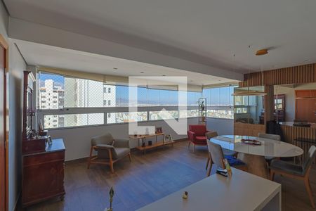 Sala de apartamento à venda com 4 quartos, 125m² em Buritis, Belo Horizonte