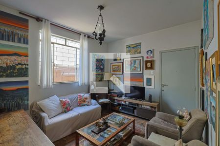 Sala de apartamento à venda com 2 quartos, 75m² em Anchieta, Belo Horizonte