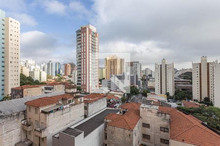 Sala Vista  de apartamento para alugar com 1 quarto, 47m² em Aclimação, São Paulo