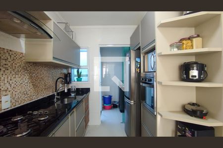 Cozinha de apartamento à venda com 3 quartos, 83m² em Santa Maria, São Caetano do Sul