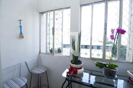 Sacada da Sala de apartamento à venda com 3 quartos, 136m² em Centro, Belo Horizonte