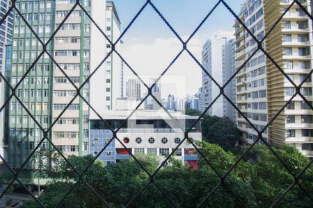 Vista da Sacada da Sala de apartamento à venda com 3 quartos, 136m² em Centro, Belo Horizonte