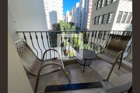 Varanda da Sala de apartamento para alugar com 2 quartos, 130m² em Jardim Paulista, São Paulo