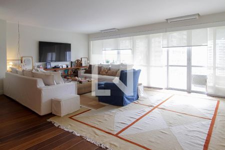 Sala de apartamento para alugar com 3 quartos, 160m² em São Conrado, Rio de Janeiro