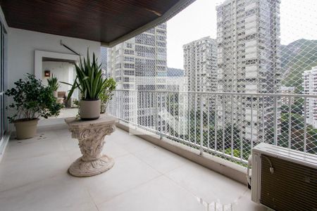 Varanda de apartamento para alugar com 3 quartos, 160m² em São Conrado, Rio de Janeiro