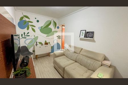 Sala de apartamento para alugar com 2 quartos, 53m² em Vila Sacadura Cabral, Santo André