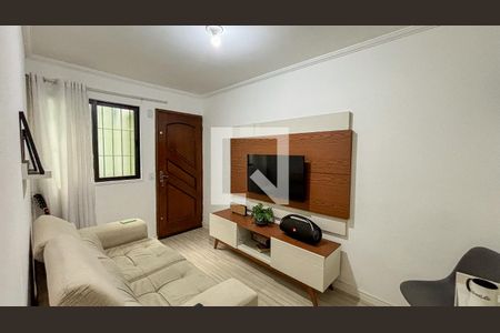 Sala de apartamento para alugar com 2 quartos, 53m² em Vila Sacadura Cabral, Santo André