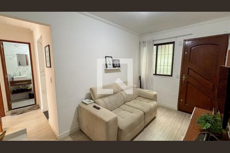 Sala de apartamento para alugar com 2 quartos, 53m² em Vila Sacadura Cabral, Santo André