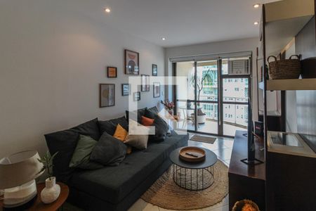 Sala de apartamento à venda com 3 quartos, 100m² em Barra da Tijuca, Rio de Janeiro