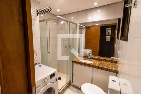 Banheiro de kitnet/studio à venda com 1 quarto, 45m² em Centro Histórico, Porto Alegre