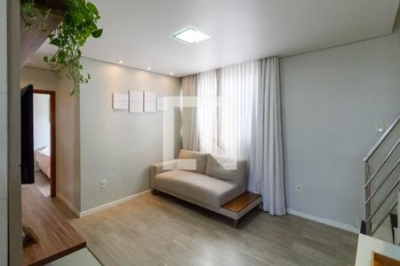 Sala 1 de apartamento à venda com 3 quartos, 100m² em Novo Progresso, Belo Horizonte