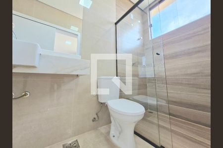 Banheiro suíte de casa à venda com 3 quartos, 95m² em Várzea, Lagoa Santa