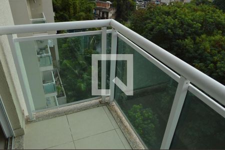 Varanda da Sala de apartamento à venda com 1 quarto, 44m² em Taquara, Rio de Janeiro