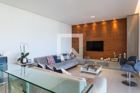 sala de apartamento à venda com 4 quartos, 194m² em Vale do Sereno, Nova Lima