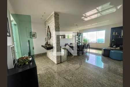 sala de casa à venda com 4 quartos, 290m² em Serra, Belo Horizonte