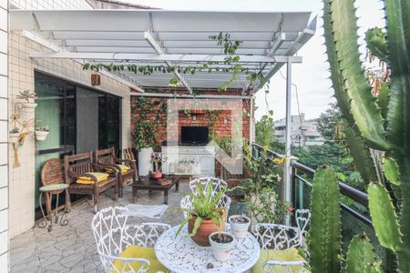 Varanda / Terraço de apartamento à venda com 3 quartos, 248m² em Recreio dos Bandeirantes, Rio de Janeiro