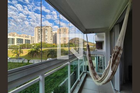 Varanda de apartamento à venda com 1 quarto, 56m² em Recreio dos Bandeirantes, Rio de Janeiro