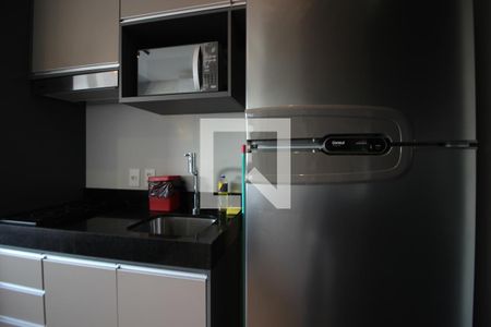 Cozinha de kitnet/studio à venda com 1 quarto, 19m² em Pinheiros, São Paulo