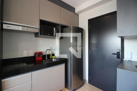 Cozinha de kitnet/studio à venda com 1 quarto, 19m² em Pinheiros, São Paulo