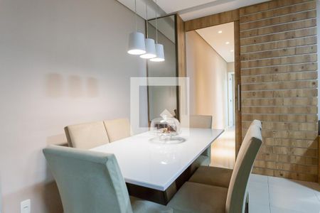 Sala de Jantar de apartamento à venda com 2 quartos, 72m² em Alphaville - Lagoa dos Ingleses, Nova Lima