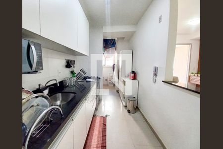 Cozinha de apartamento à venda com 3 quartos, 84m² em Vila da Serra, Nova Lima