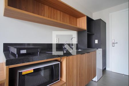 Cozinha de kitnet/studio para alugar com 1 quarto, 24m² em Auxiliadora, Porto Alegre