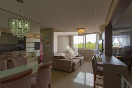 Sala de apartamento à venda com 2 quartos, 63m² em Estância Velha, Canoas
