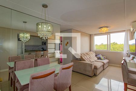 Sala de apartamento à venda com 2 quartos, 63m² em Estância Velha, Canoas