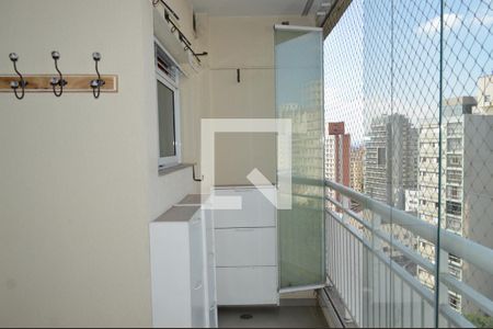 Varanda da Sala de apartamento à venda com 2 quartos, 61m² em Liberdade, São Paulo
